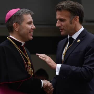 Macron con Serrano Pentinat