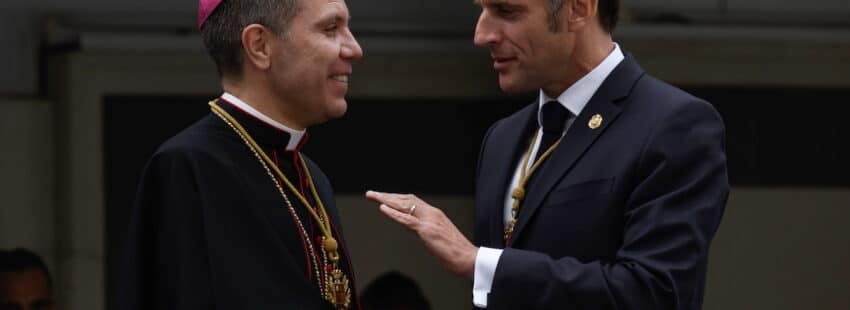 Macron con Serrano Pentinat