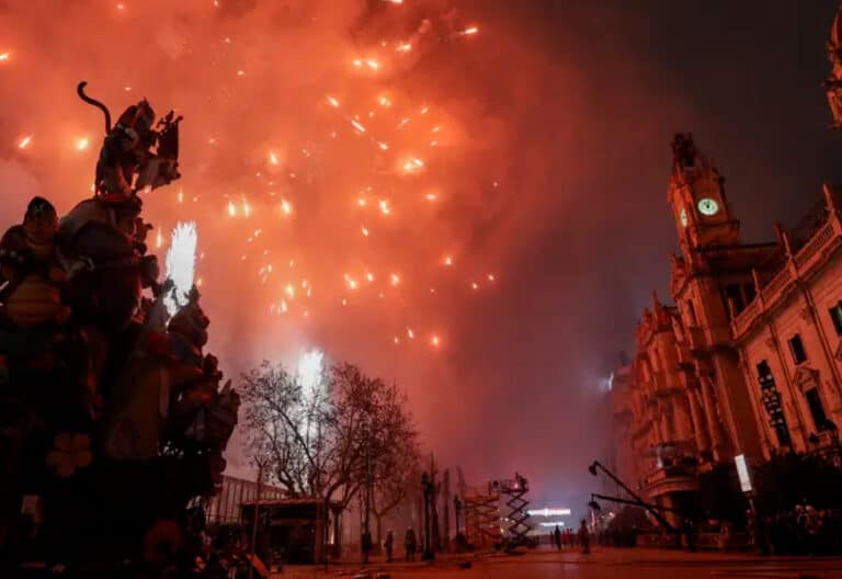 Fallas Valencia 2025. Foto: EFE