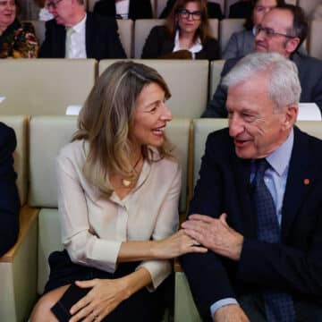 Yolanda Díaz y Manuel Bretón