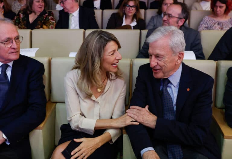 Yolanda Díaz y Manuel Bretón