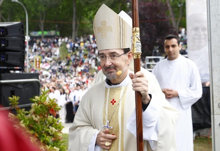 El cardenal José Cobo, en la misa de San Isidro 2026. Foto: Jesús G. Feria