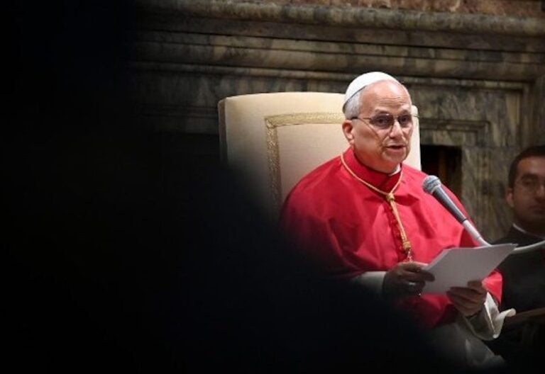 León XIV recibe en audiencia a los nuevos embajadores ante la Santa Sede. Foto: Vatican Media
