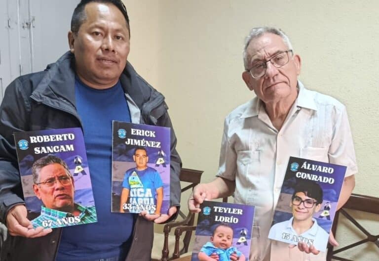 Gabriel Putoy y Rafael Aragón, exiliados de Nicaragua
