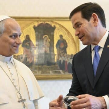 León XIV y Marco Rubio
