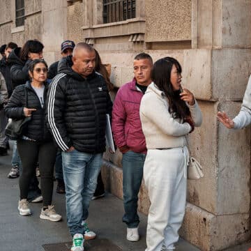 Fila para solicitar la regularización.