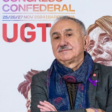 Pepe Álvarez, secretario general de la Unión General de Trabajadores (UGT)