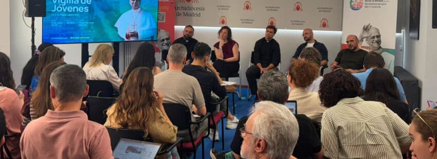 Rueda de prensa de presentación de la vigilia de jóvenes con el Papa en Madrid