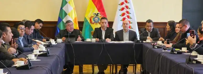 Mesa de diálogo en Bolivia