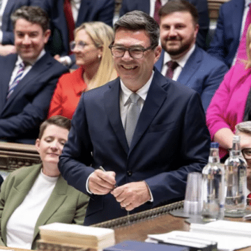 Andy Burnham en el Parlamento