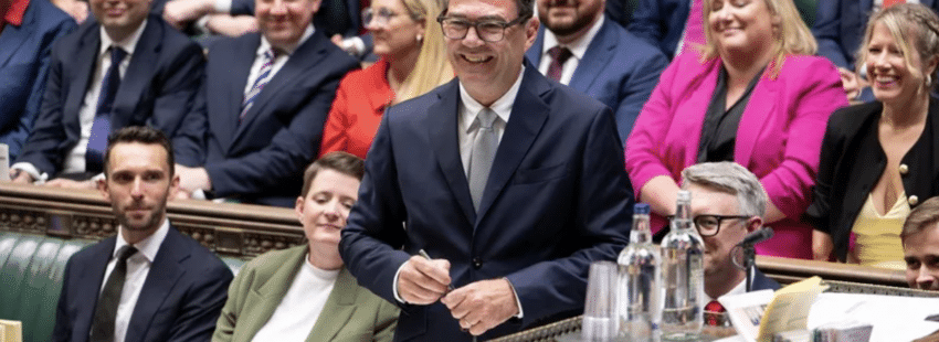 Andy Burnham en el Parlamento