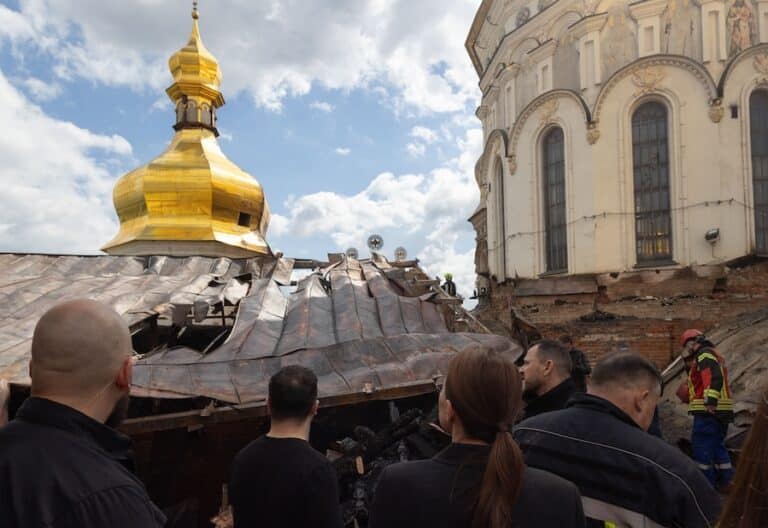 Ataque ruso a la catedral de la Dormición