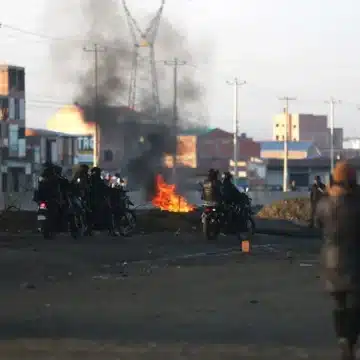 Disturbios en Bolivia