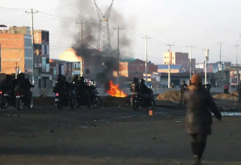 Disturbios en Bolivia