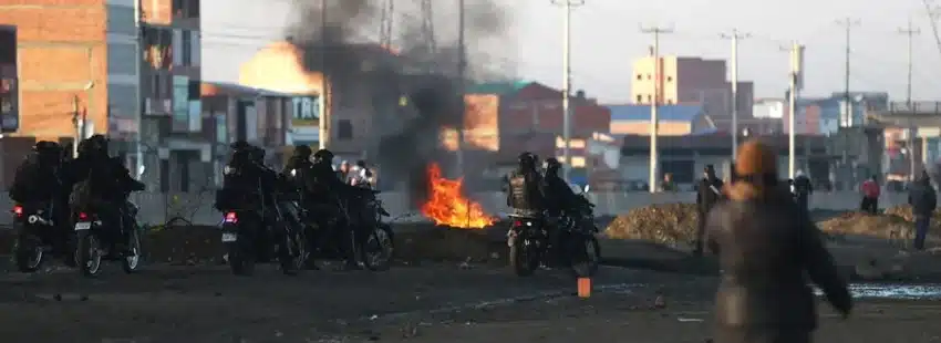 Disturbios en Bolivia