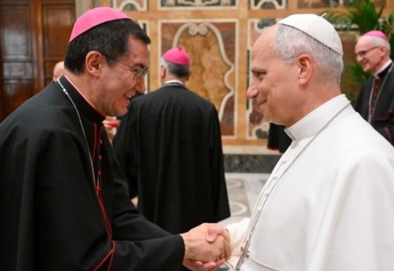 León XIV con la Roaco