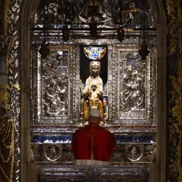León XIV en Montserrat