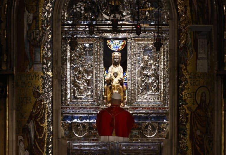 León XIV en Montserrat