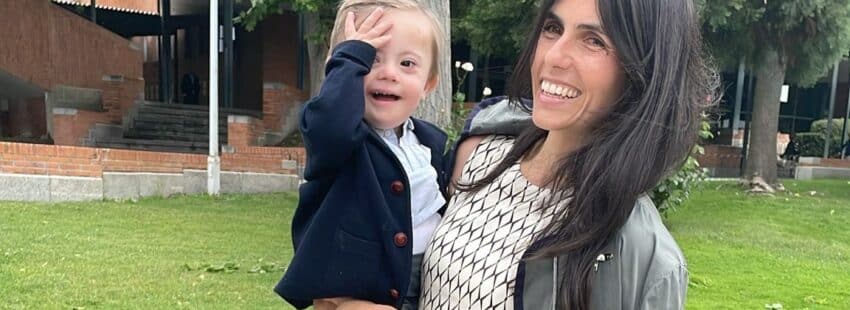 Marta Baeza y su hijo Joaquín
