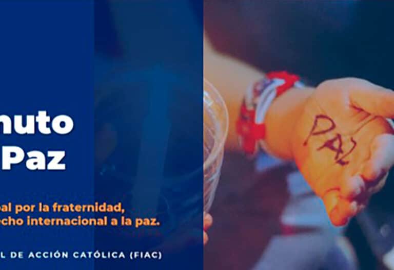 Nueva invitación a “Un minuto por la paz”