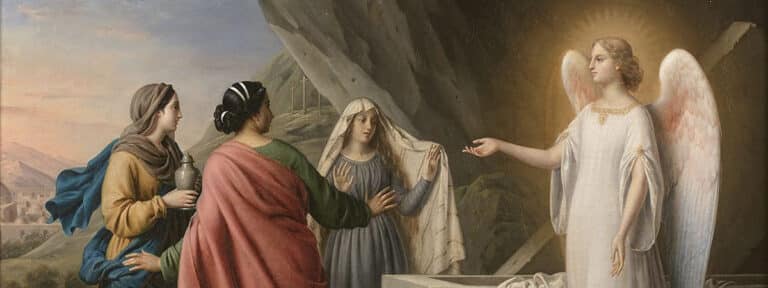 Tres mujeres en el sepulcro