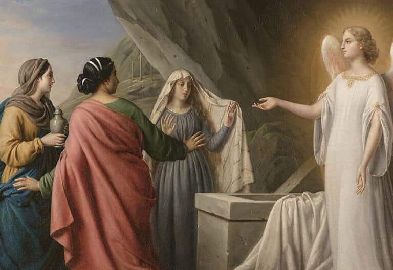 Tres mujeres en el sepulcro