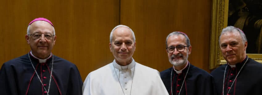 Obispos colombianos con León XIV