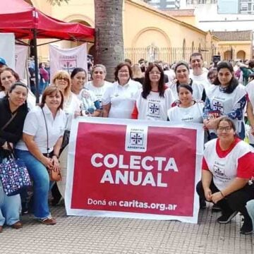Cáritas Argentina agradece el compromiso de la sociedad con la colecta