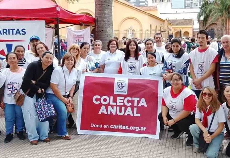 Cáritas Argentina agradece el compromiso de la sociedad con la colecta