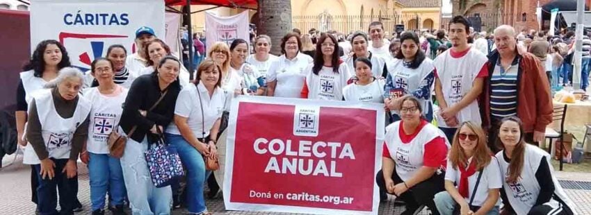 Cáritas Argentina agradece el compromiso de la sociedad con la colecta