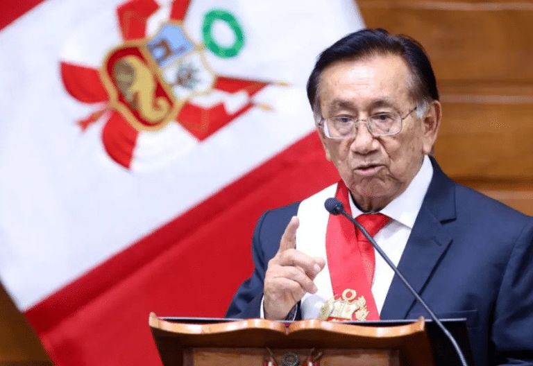 José María Balcázar, presidente interino de Perú