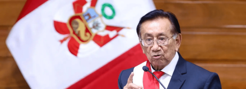 José María Balcázar, presidente interino de Perú