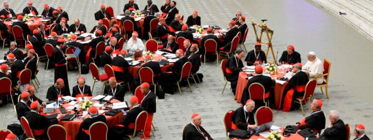 Cardenales en el consistorio