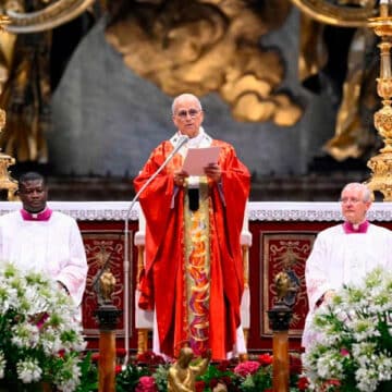 León XIV, en la misa de san Pedro y san Pablo