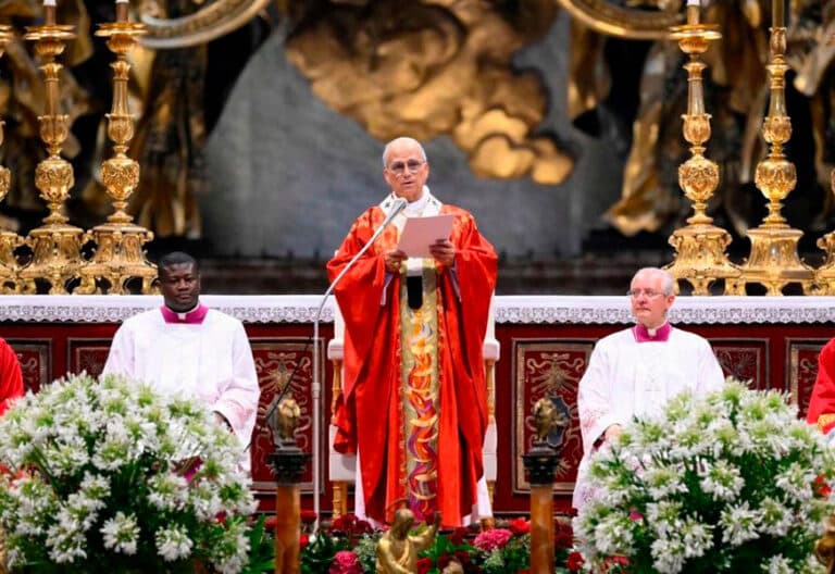 León XIV, en la misa de san Pedro y san Pablo