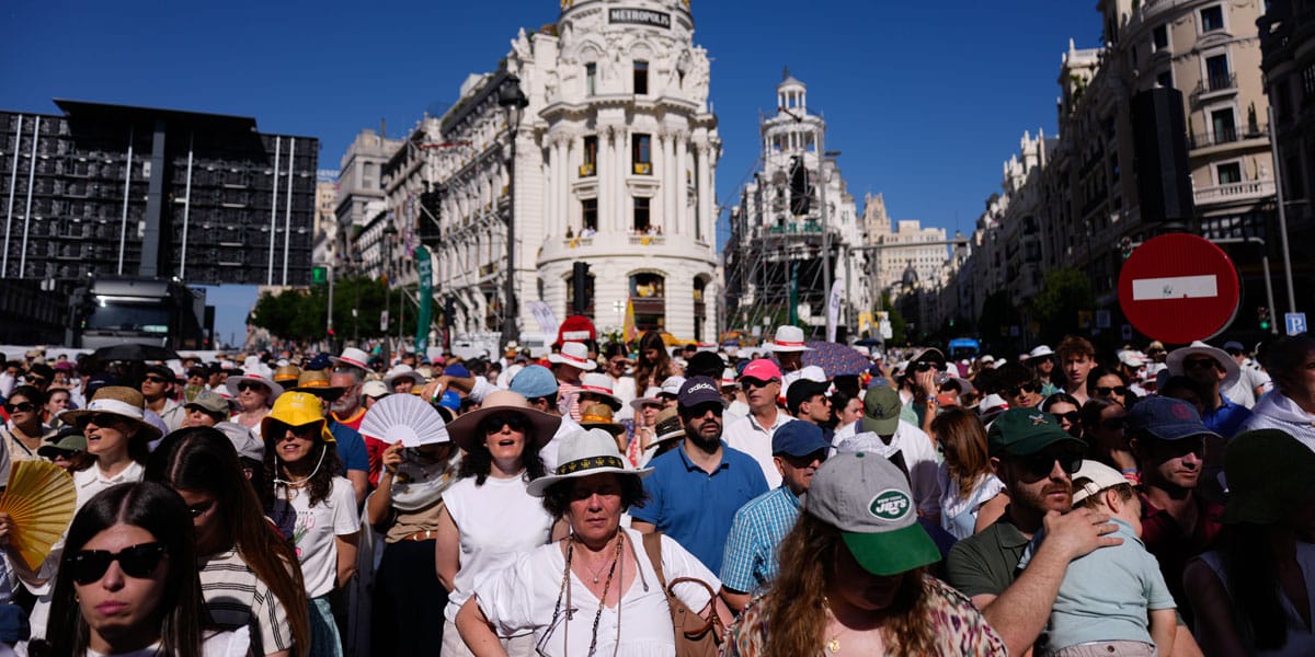 Misa de León XIV en Madrid en la Solemnidad del Corpus Christi
