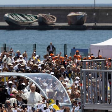 León XIV, en la misa en el Puerto de Santa Cruz