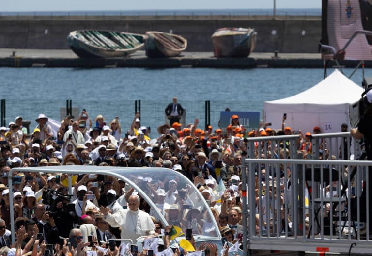 León XIV, en la misa en el Puerto de Santa Cruz