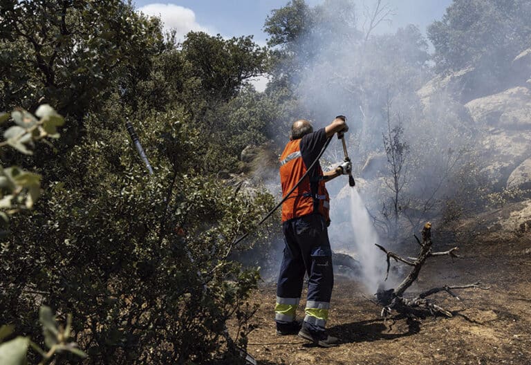 Incendio. Colmenar del Arroyo