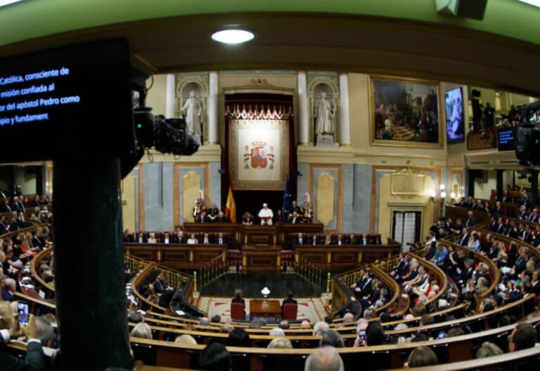 León XIV. Congreso de los Diputados. España