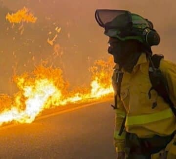 Incendio en Los Gallardos, Almería