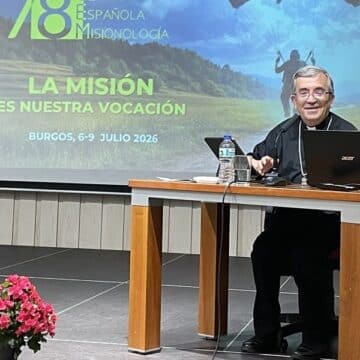 Luis Argüello, en la Semana de Misionología de Burgos. Foto: Efe.