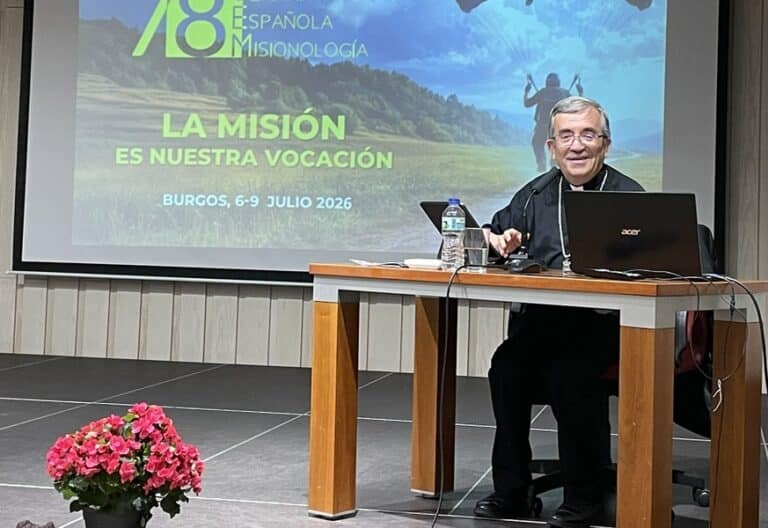 Luis Argüello, en la Semana de Misionología de Burgos. Foto: Efe.