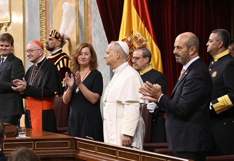 León XIV. Congreso de los Diputados. España