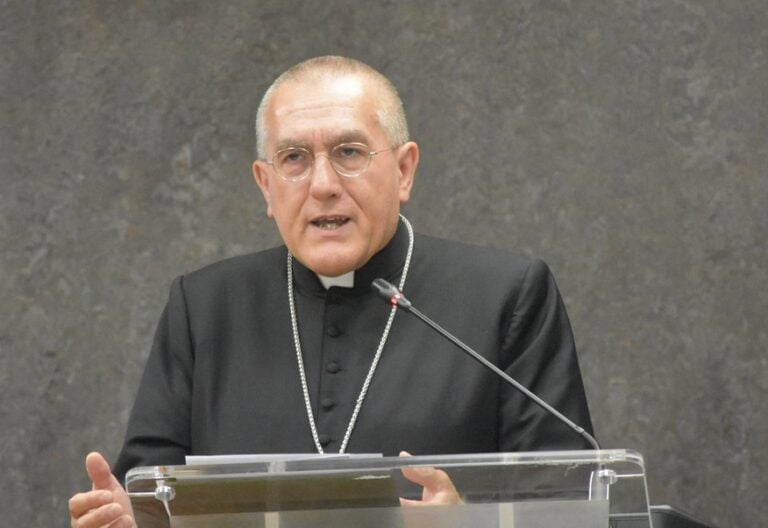 Piero Pioppo, en la Fundación Pablo VI. Foto: FPVI