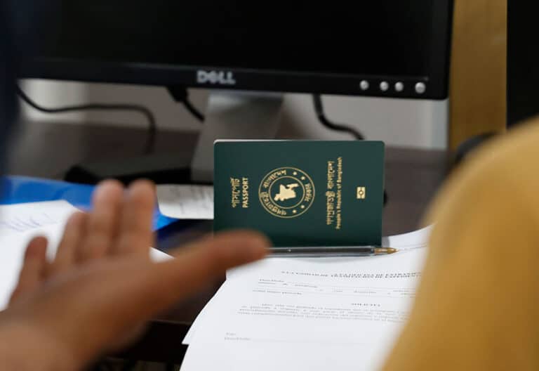 Pasaporte. Regulrización