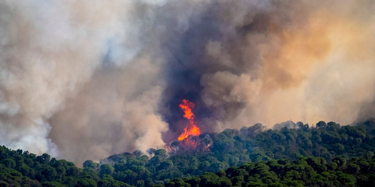 Incendios en Girona