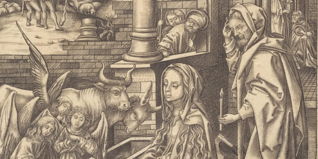 Qué significa la Navidad en una imagen de Israhel van Meckenem (1490).