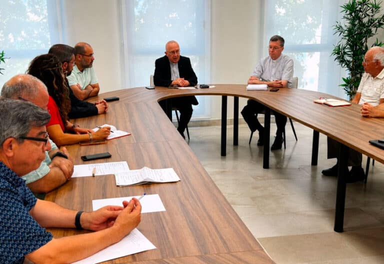 Reunión de coordinación tras los incendios de la Diócesis de Getafe