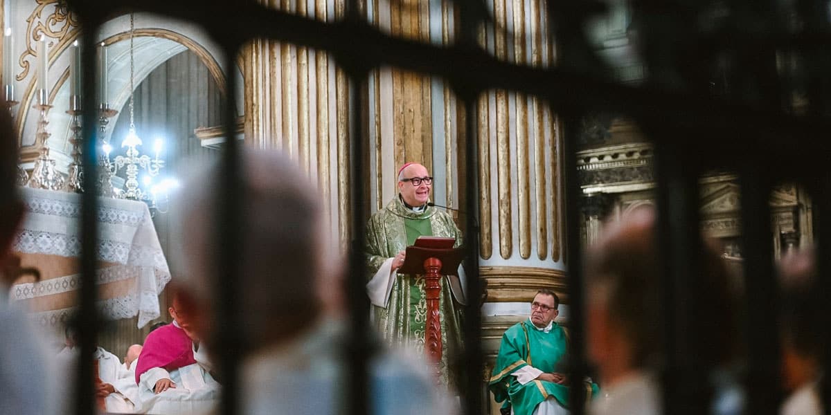 José Antonio Satué, en el Encuentro de Laicos de Parroquia en Málaga